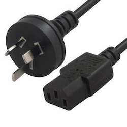 Generic Power Cable 3-Pin To C13 Female Connector 90CM