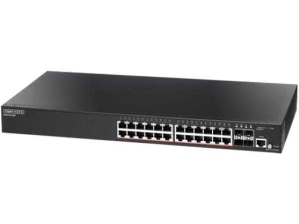 Edgecore Networks 24-Port Gigabit Managed PoE Switch 4 SFP 802.3Af / 802.3At PoE 192W