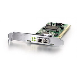 Level One Gigabit Ethernet Fiber Pci Card SC Connector 32/64Bit 1000Base-SX