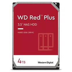 Western Digital WD Red Plus 4TB Sata 3.5" Intellipower 128MB Nas HDD 3Yr WTY.