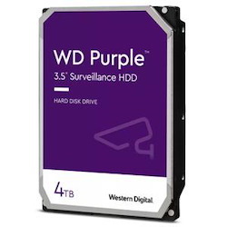 Western Digital WD Purple 4TB Sata 3.5" Intellipower 64MB Surveillance HDD 3Yr WTY,