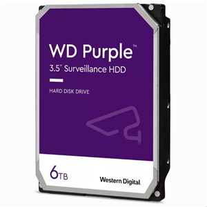 Western Digital WD Purple 6TB Sata 3.5" Intellipower 256MB Surveillance HDD 3Yr WTY.