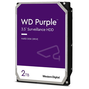 Western Digital WD Purple Sata 3.5" 5400RPM 64MB 2TB Surveillance HDD 3Yr WTY