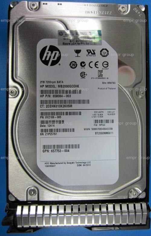 HPE 2 TB Hard Drive - 3.5" Internal - SATA (SATA/600)