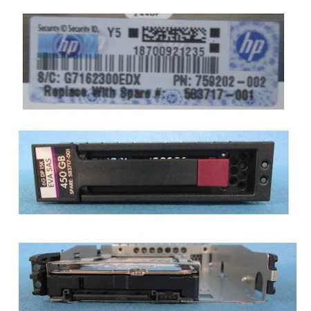 HPE 450 GB Hard Drive - 3.5" Internal - SAS (6Gb/s SAS)