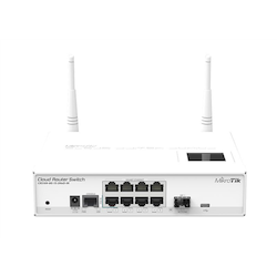 Mikrotik RouterBOARD Cloud Router Switch 8xGigabit Lan 1xSFP 2.4Ghz WiFi