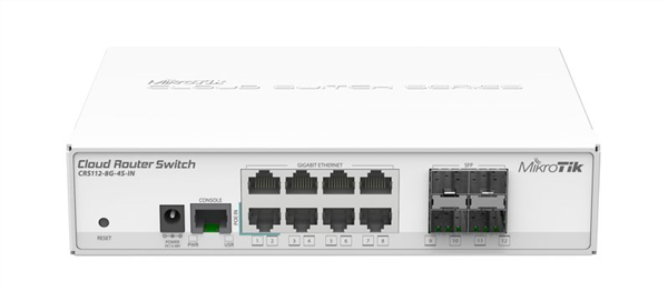 Mikrotik 8-Port Gigabit Ethernet Layer 3 Switch With 4X SFP Ports