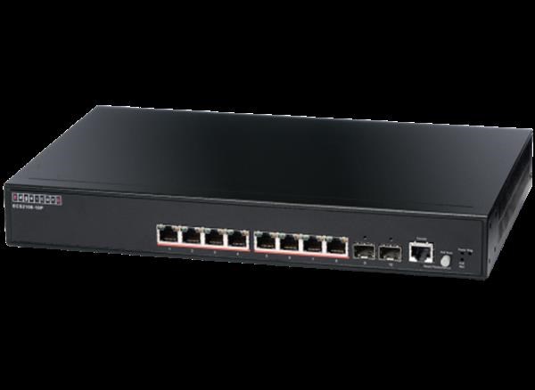 Edgecore Networks 8-Port Gigabit Managed PoE Switch 2 SFP 802.3Af / 802.3At PoE 125W