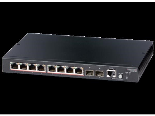 Edgecore Networks 8-Port Gigabit Managed PoE Switch 2 SFP 802.3Af / 802.3At PoE 65W