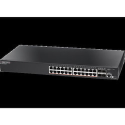 Edgecore Networks 24-Port Gigabit Managed PoE Switch 4 SFP 802.3Af / 802.3At PoE 192W