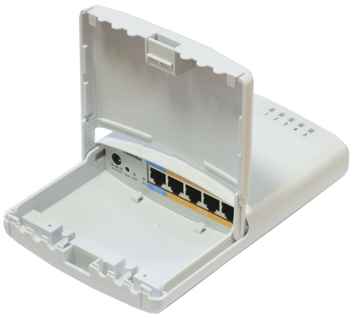 Mikrotik PowerBox Outdoor Router Switch 5-Port PoE Switch (PoE In PoE Out)