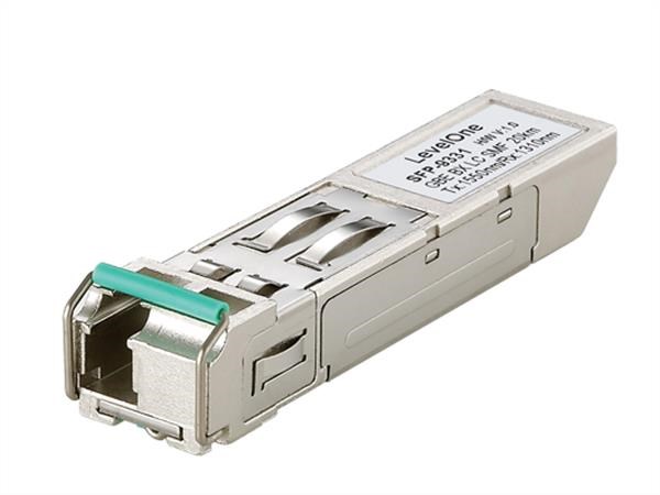 Level One Gigabit Single-Mode Bi-Directional SFP (20KM TX/RX 1550/1310NM)