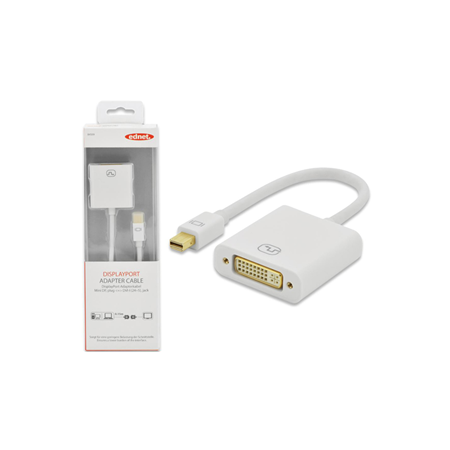 84509 Ednet Mini DisplayPort (M) To Dvi-I (F) Adapter Cable 84509