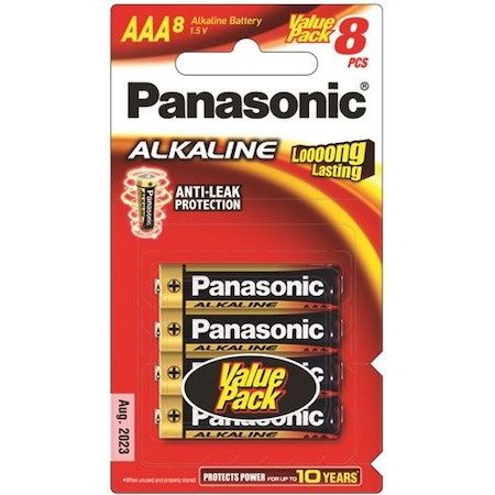 Panasonic Aaa Alkaline Battery 8 Pack