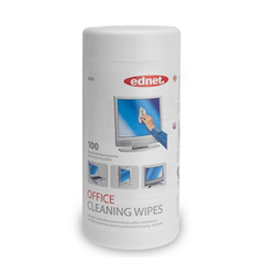 Ednet Office Cleaning Wipes - 100 Pack