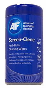Af Ascr100t Screen-Clene Anti-Static Screen Wipes Tub Of 100