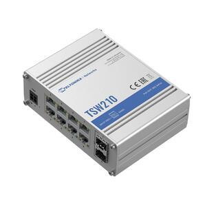 Teltonika 8-Port Industrial Gigabit Ethernet Switch With 2X SFP