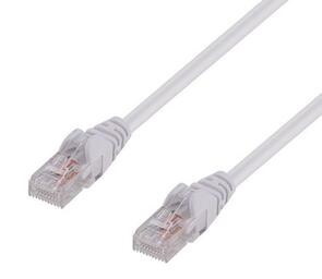 Generic 2M Cat6 White Utp Patch Lead (T568a) 250MHz Slimline Snagless
