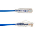 Vertical Cable |1' Cat6A Slimline Patch Cable - Blue