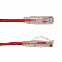 Vertical Cable |3' Cat6A Slimline Patch Cable - Red