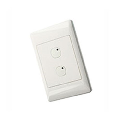 Leviton Security & Automation Omni-Bus 2-Button Wall Switch White