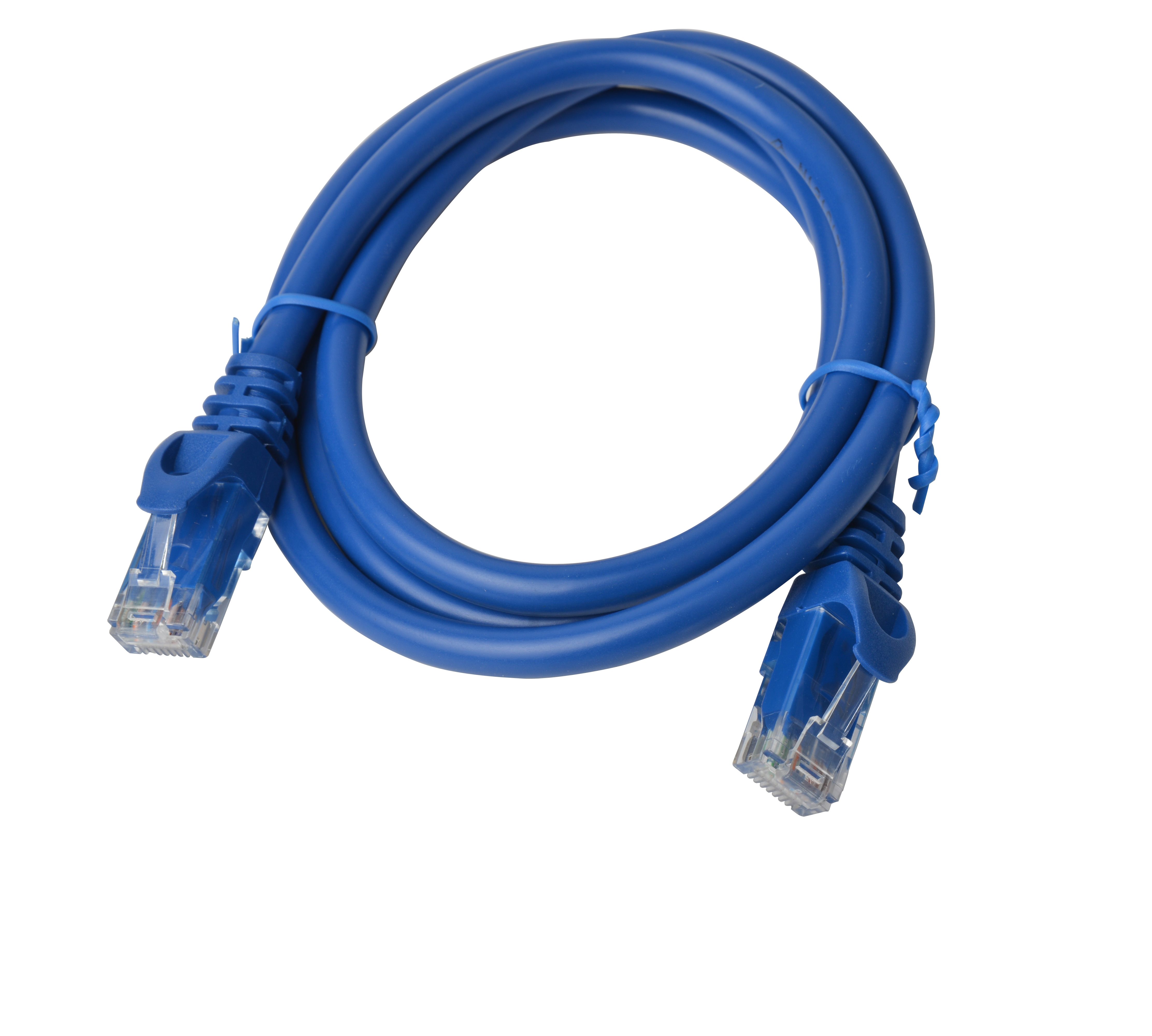 8Ware Cat 6A Utp Ethernet Cable, Snagless&#160; - 1M (100CM) Blue