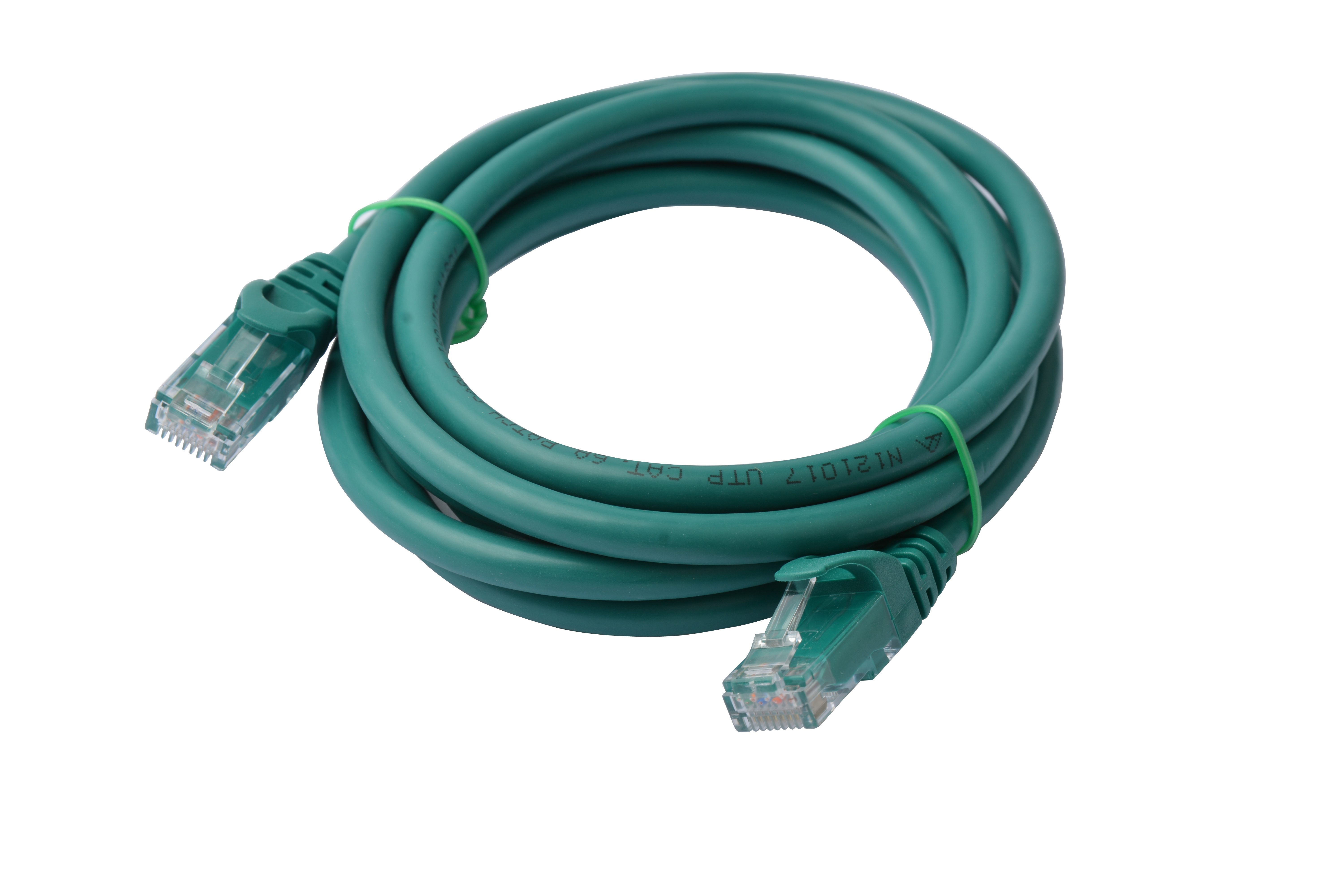 8Ware Cat 6A Utp Ethernet Cable, Snagless&#160; - 2M Green