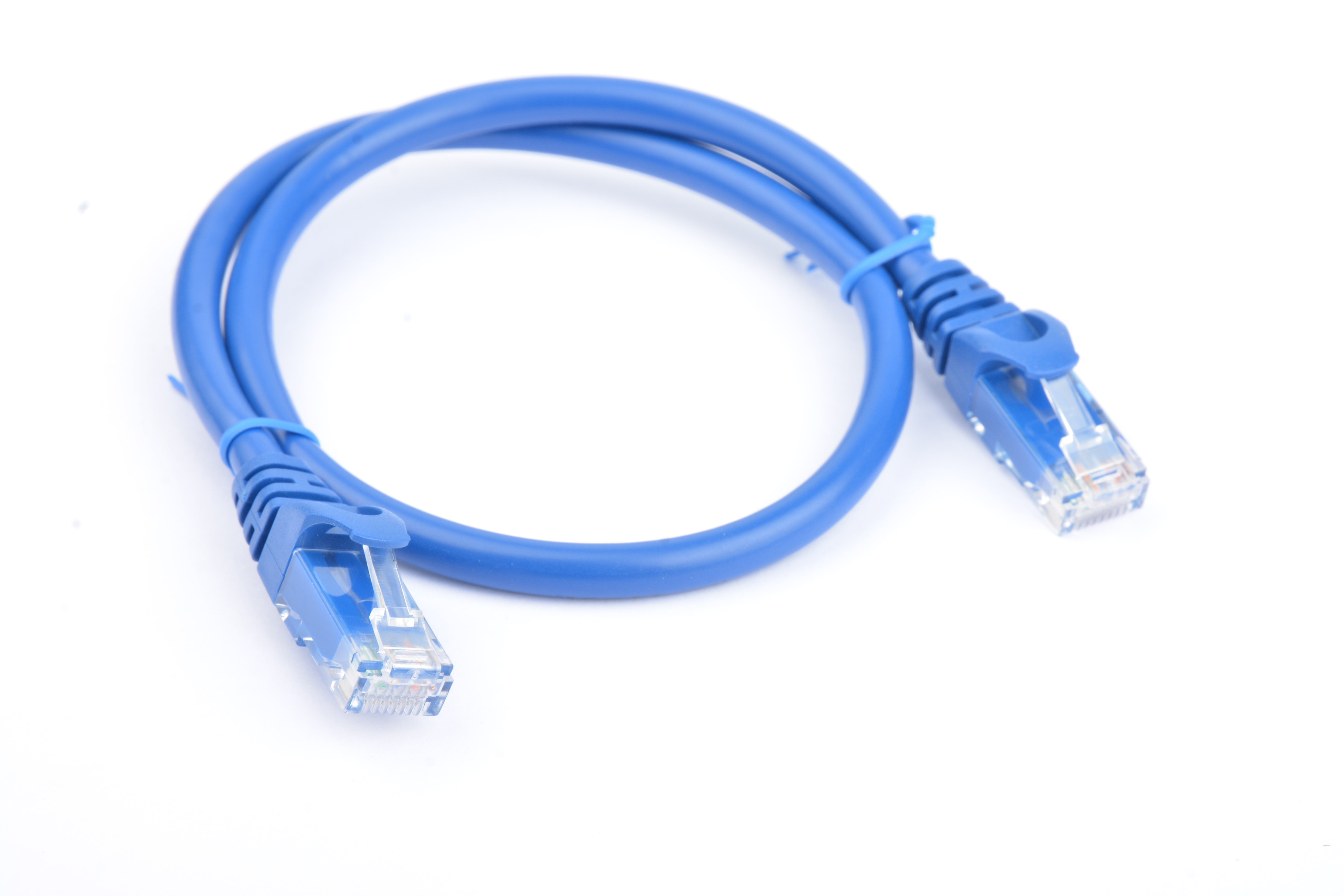 8Ware Cat 6A Utp Ethernet Cable, Snagless&#160; - Blue 0.25M