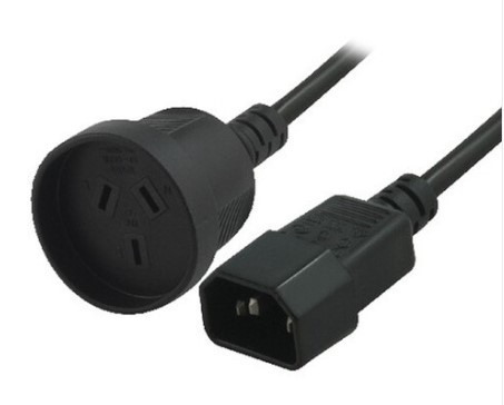 8Ware Power Cable Extension 3-Pin Au Female To Iec C14 Male In 15CM