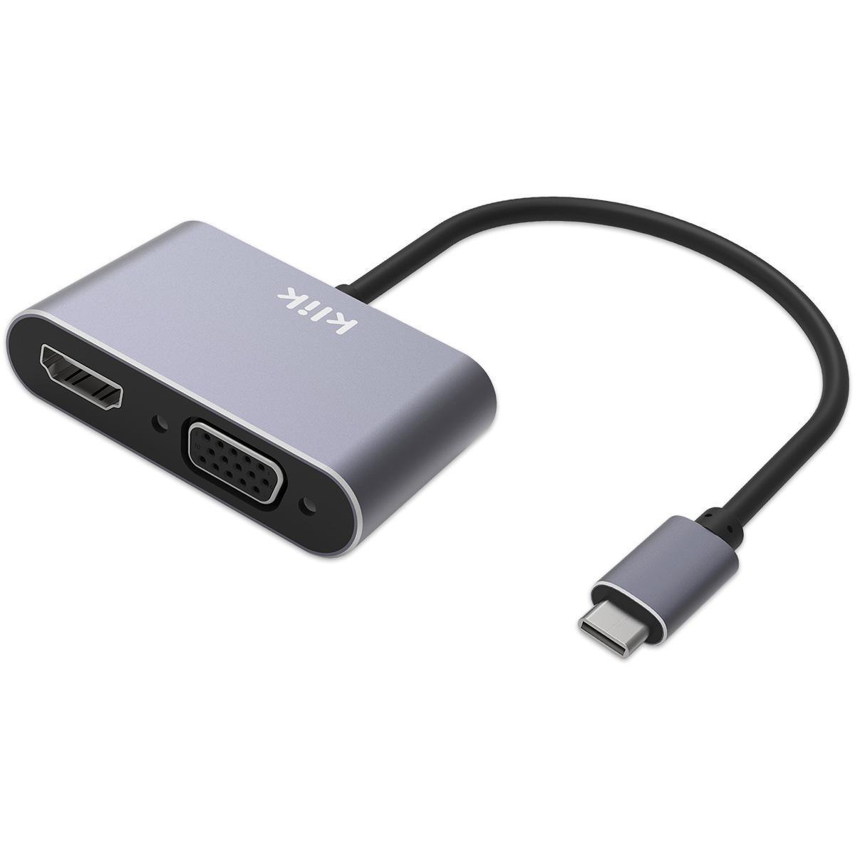 Klik Usb-C To Hdmi And Vga Adapter