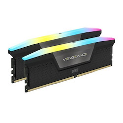 Corsair Vengeance RGB CMH32GX5M2E6000C36 RAM Module for Desktop PC - 32 GB (2 x 16GB) - DDR5-6000/PC5-48000 DDR5 SDRAM - 6000 MHz - CL36 - 1.40 V