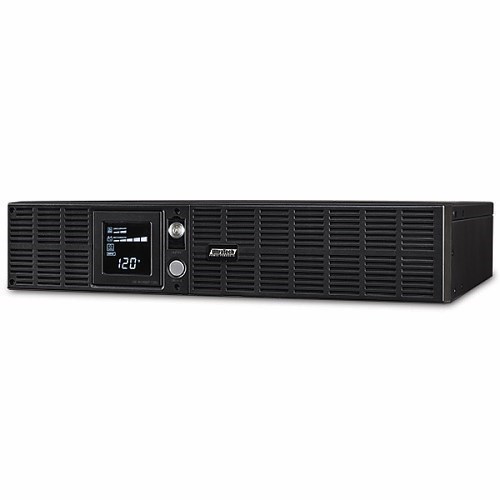 UltraTech 0E-RCKMT1500 1500VA/1050WA Battery Backup Commercial Line-Interactive Rack/Tower UPS with 8 Outlets