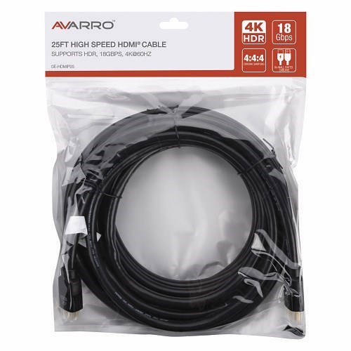 AVARRO 0E-HDMIP25 25' UDH 4K HDMI Cable with Ethernet