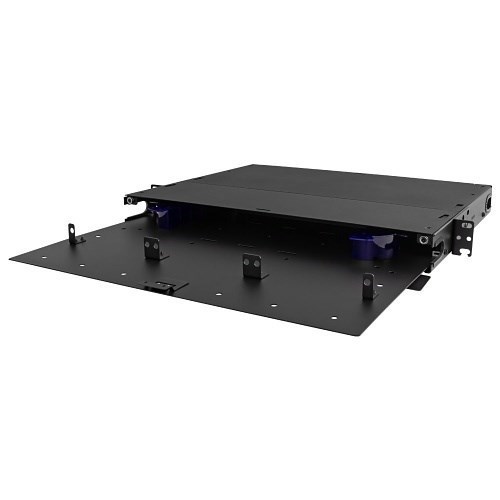 Lynn Electronics FPP-03-R1-03 1U Premium Rack Mount Fiber Patch Panel Enclosure (Unloaded), 3-Strip