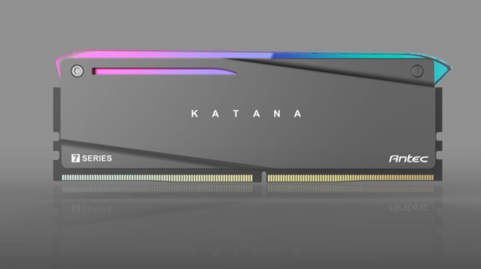 Antec 16GB Katana RGB (2x8GB) DDR4 3600MHz 18-20-20-44, PC4-28800 MB/s, 1.35V Desktop High Performance Gaming Memory