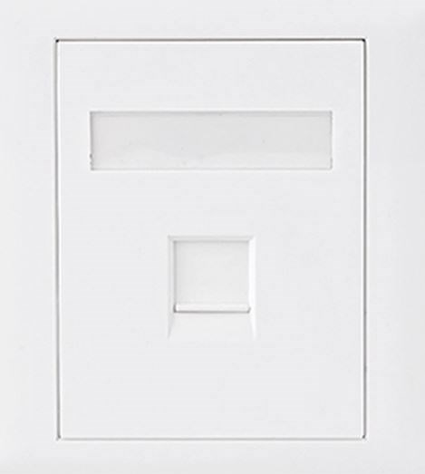 Astrotek Cat6 RJ45 Network Wall Face Plate Outlets 86X86MM 1 Port Socket Kit