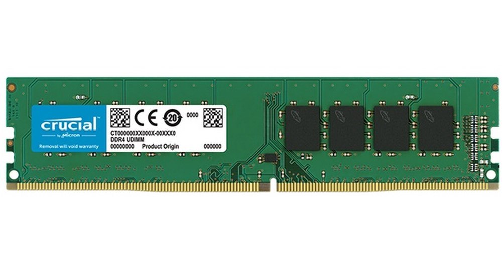 Crucial 16GB (1x16GB) DDR4 Udimm 2666MHz CL19 1.2V Unbuffered Desktop PC Memory Ram