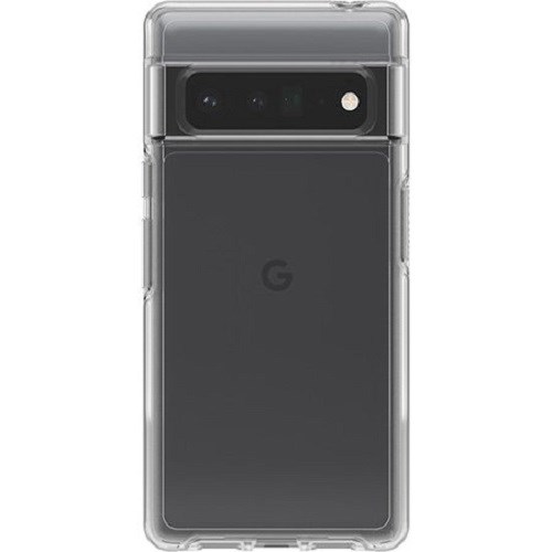 OtterBox Google Pixel 6 Pro Symmetry Series Clear Antimicrobial Case - Clear (77-84084), 3X Military Standard Drop Protection, Durable Protection