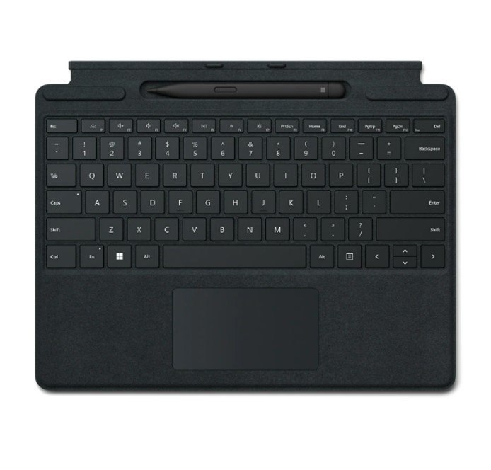 Microsoft Surface Pro 8, Pro X Signature Keyboard Type Cover, With Slim Pen 2 - Black (2022)