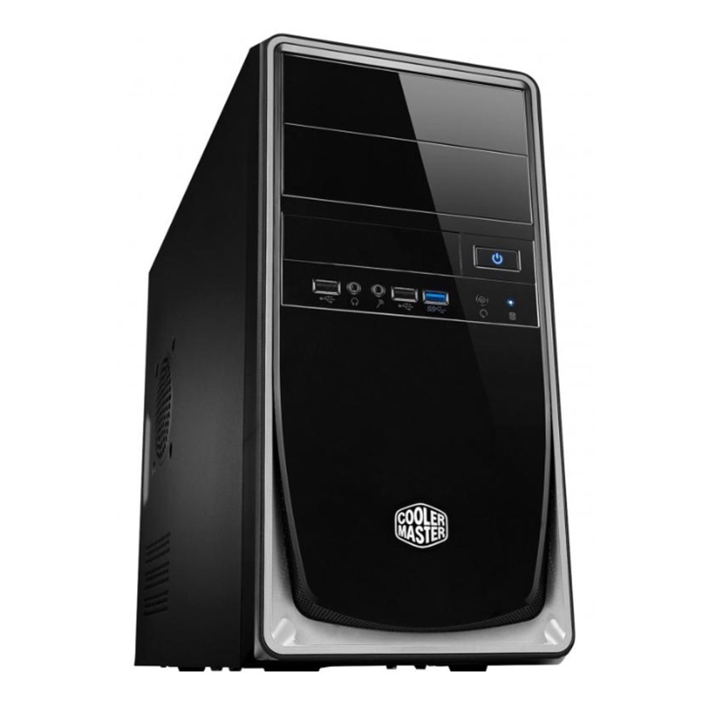 Cooler Master Elite RC-344-SKR500-N2 Computer Case - ATX Motherboard Supported - Mini-tower - Steel, Plastic - Silver, Black