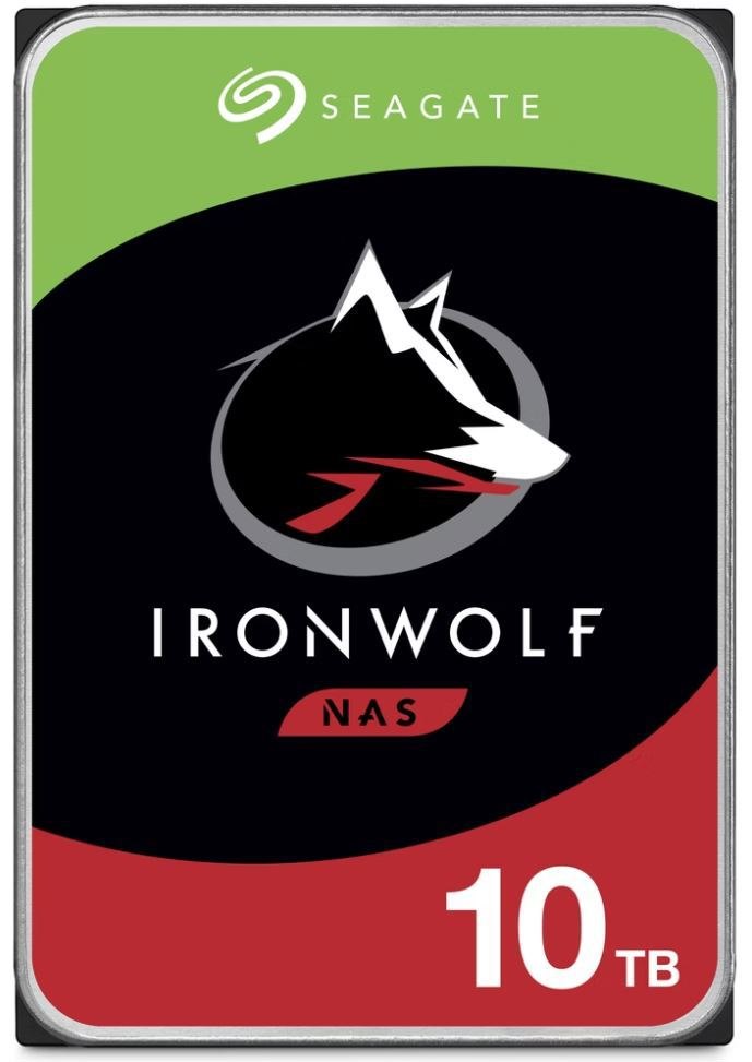 Seagate Ironwolf Nas Internal 3.5" Sata Drive, 10TB, 6GB/S, 7200RPM, 3YR WTY