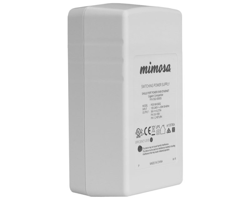 Mimosa PoE-56V 100-00080 Gigabit PoE For Mimosa A5/B5/B5c/B24