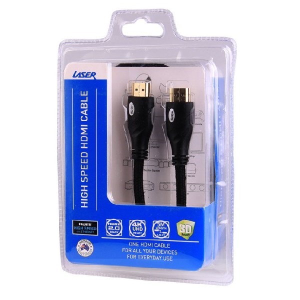 Laser Hdmi Cable V2.0 5M Gold 1080P