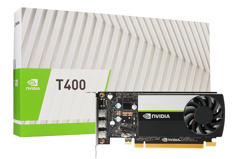 Leadtek nVidia Quadro Turing T400 Workstation Gpu, 2GB GDDR6, Pci-E 3.0 X16, 384 NVidia Cuda Cores, 3X MDP 1.4