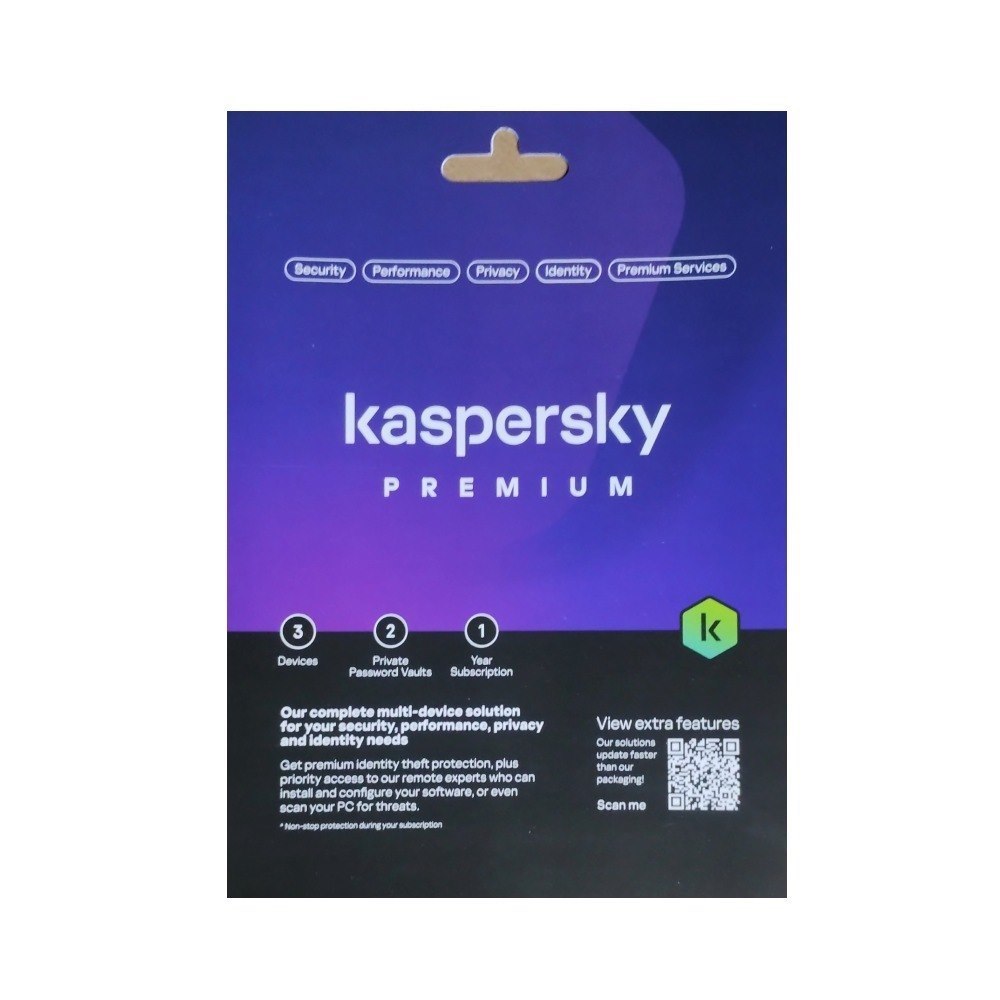 Kaspersky Premium Physical License (1 Year, 3 Devices)