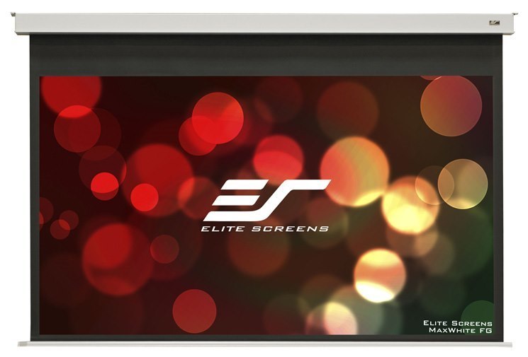 Elite Screens 120 Motorised 169 Recessed Screen Ir & RF Control White 12V Trigger Evanesce B