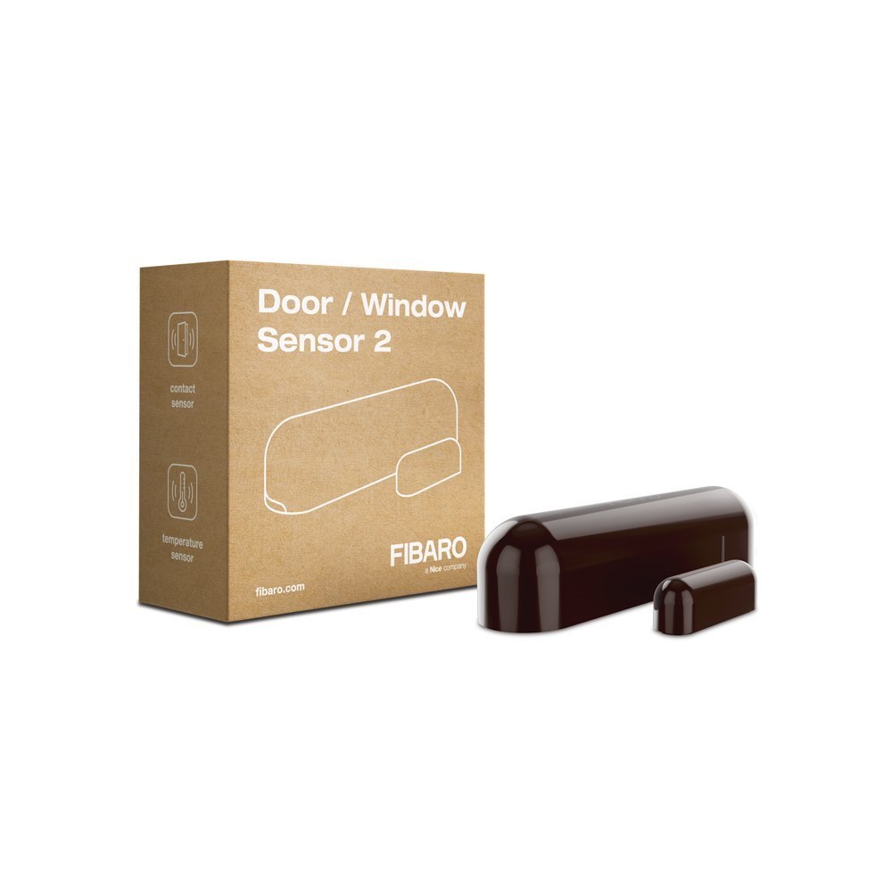 Fibaro Z-Wave Door Sensor Dark Brown