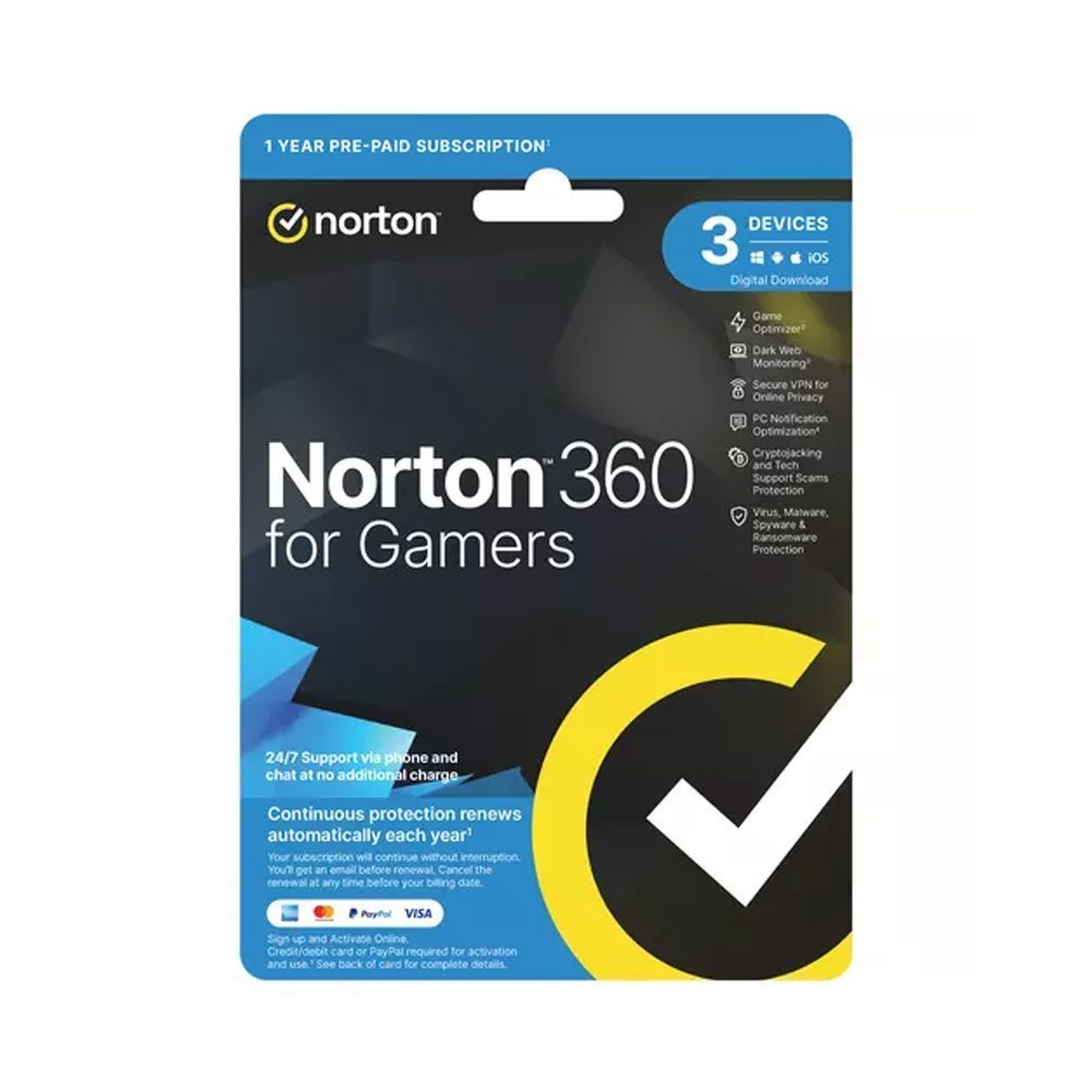 Norton 360 Gamer 1U 3D 1 YR