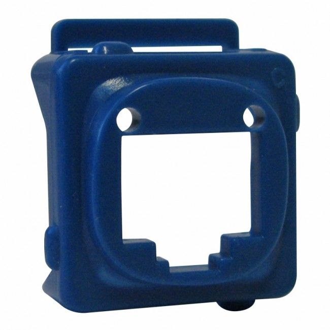 Te RJ45 Keystone To Australian Style Bezel |10 Pack Blue