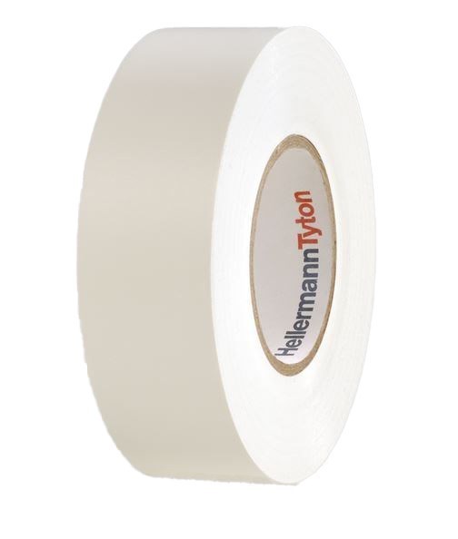 Hellermann Electrical Insulation Tape - White: 10 Pack